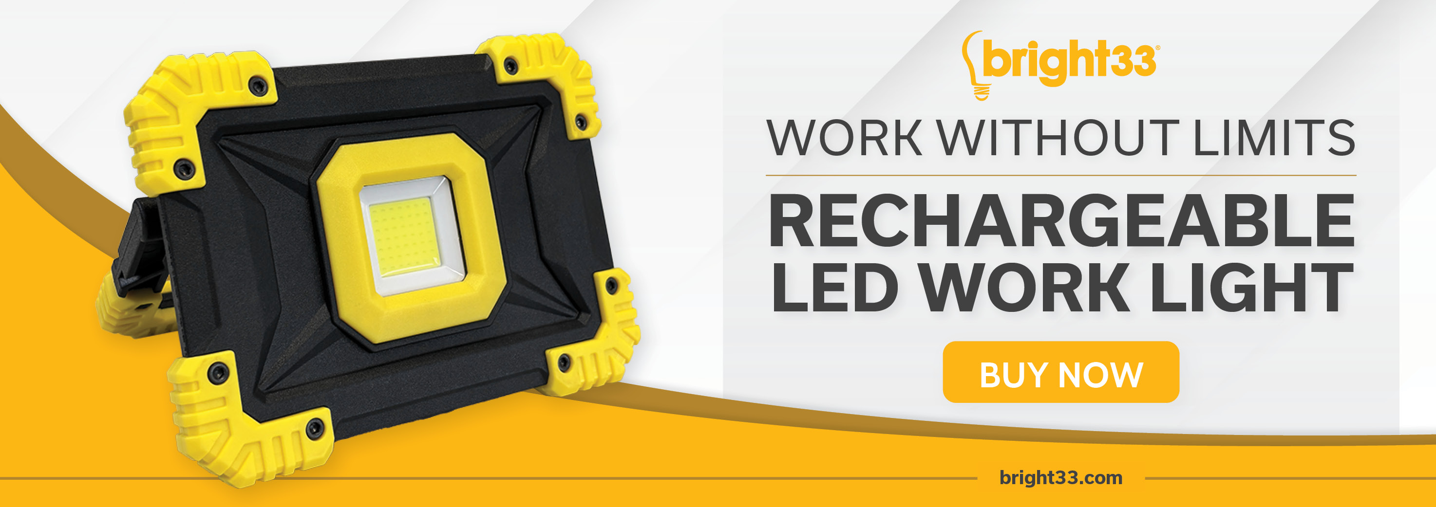 Bright33 Rechargeable LED Work Light 