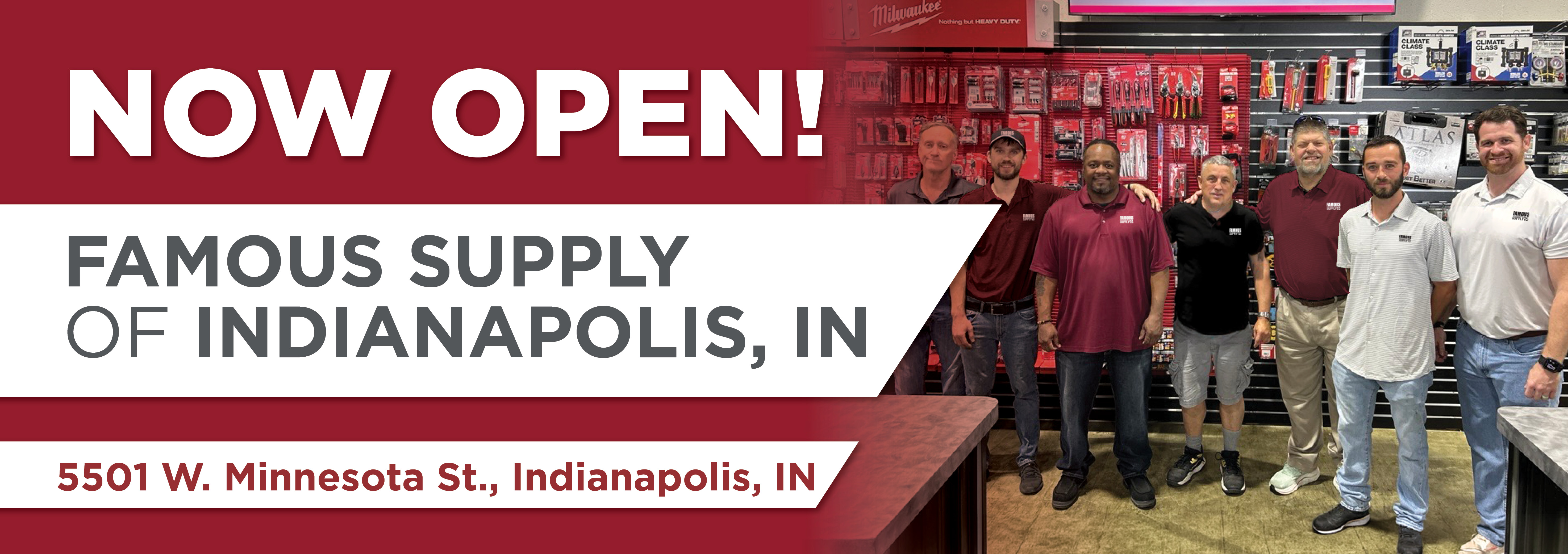 Famous Supply of Indianapolis Now Open
