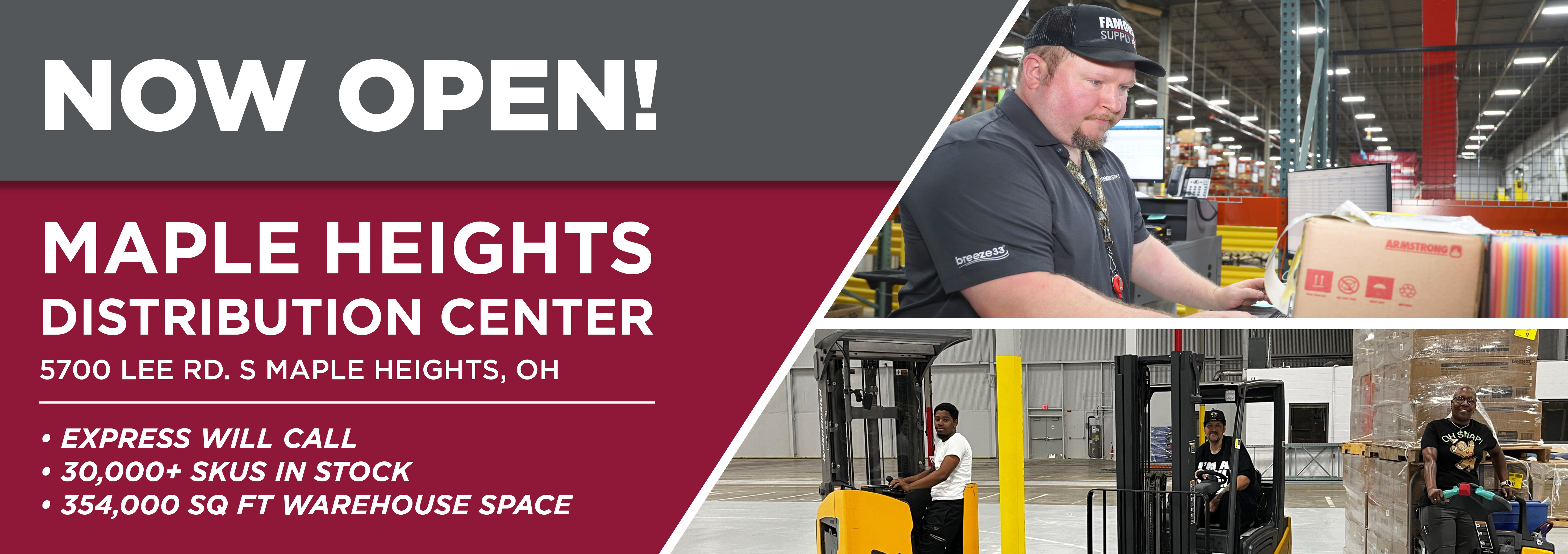 Maple Heights Now Open