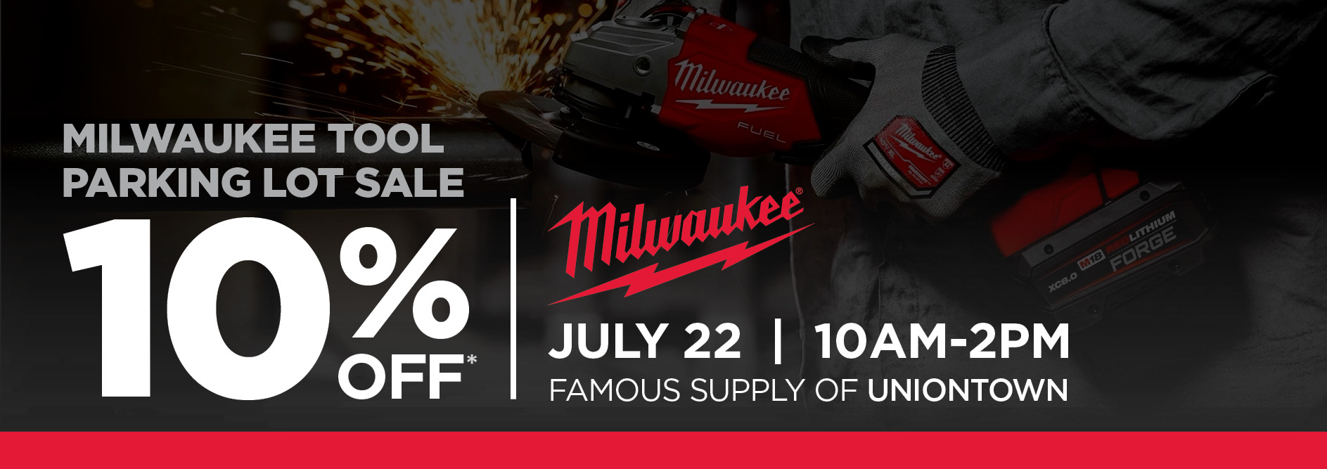 Milwaukee 10% off event