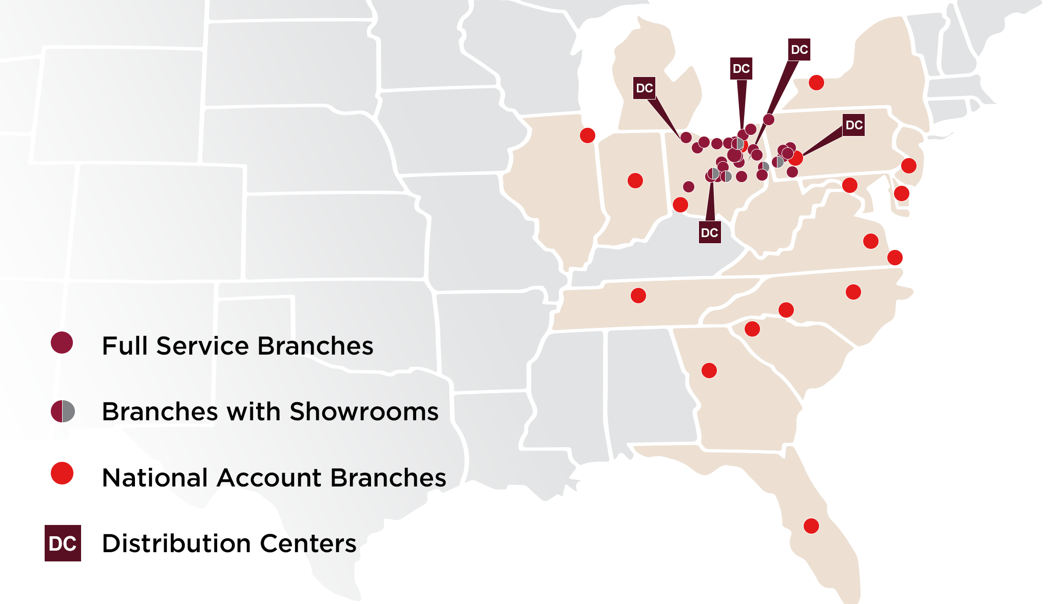 The Famous Footprint Map