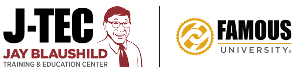 Famous University and J-TEC Logo