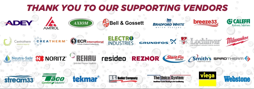 Thank you to our supporting vendors. Vendor logos