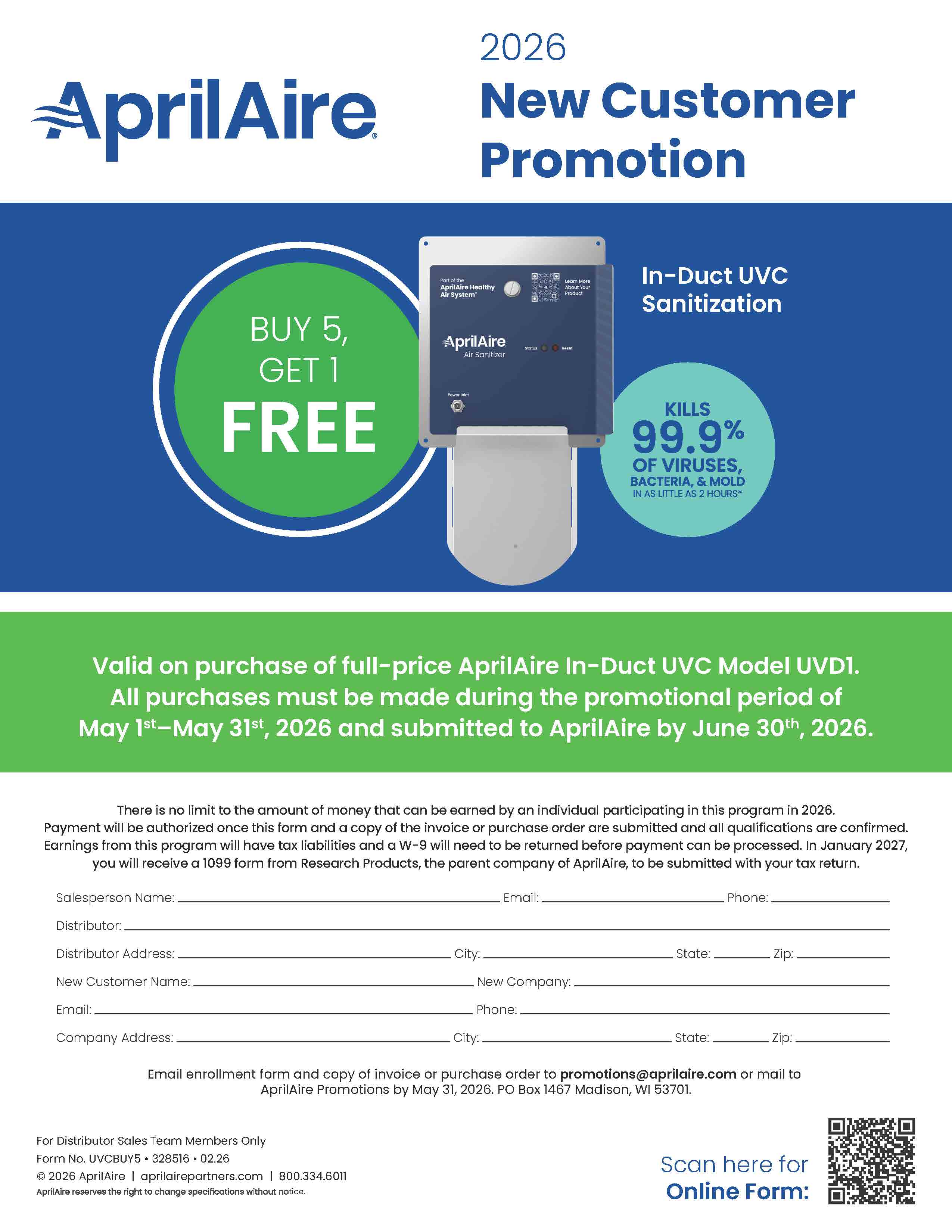 aprilaire bogo